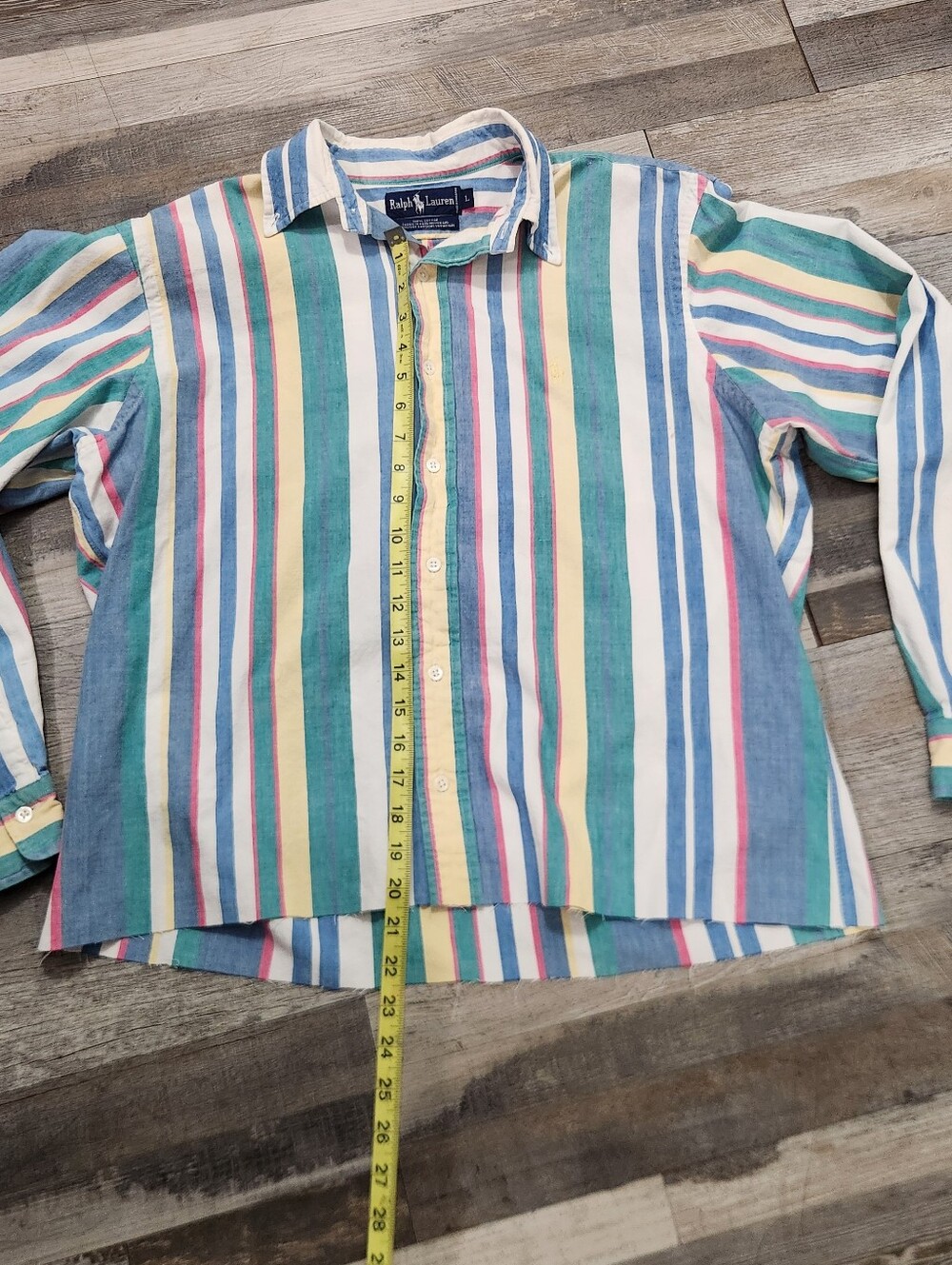 Ralph Lauren Multi-Color Striped  Button-Down Shirt